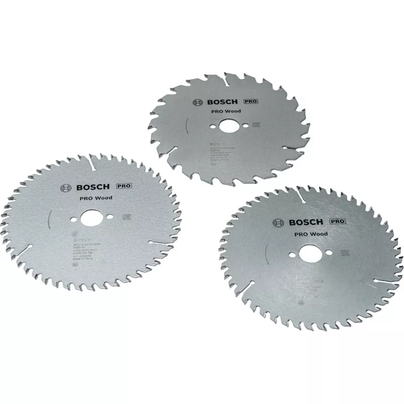 BOSCH POWERTOOLS PRO Hoja de sierra circular para madera 160 mm (pack ventaja de 3)