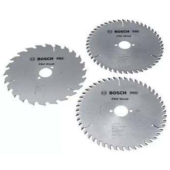 BOSCH Power Tools PRO Hoja de sierra circular para madera 190 mm (pack ventaja de 3)