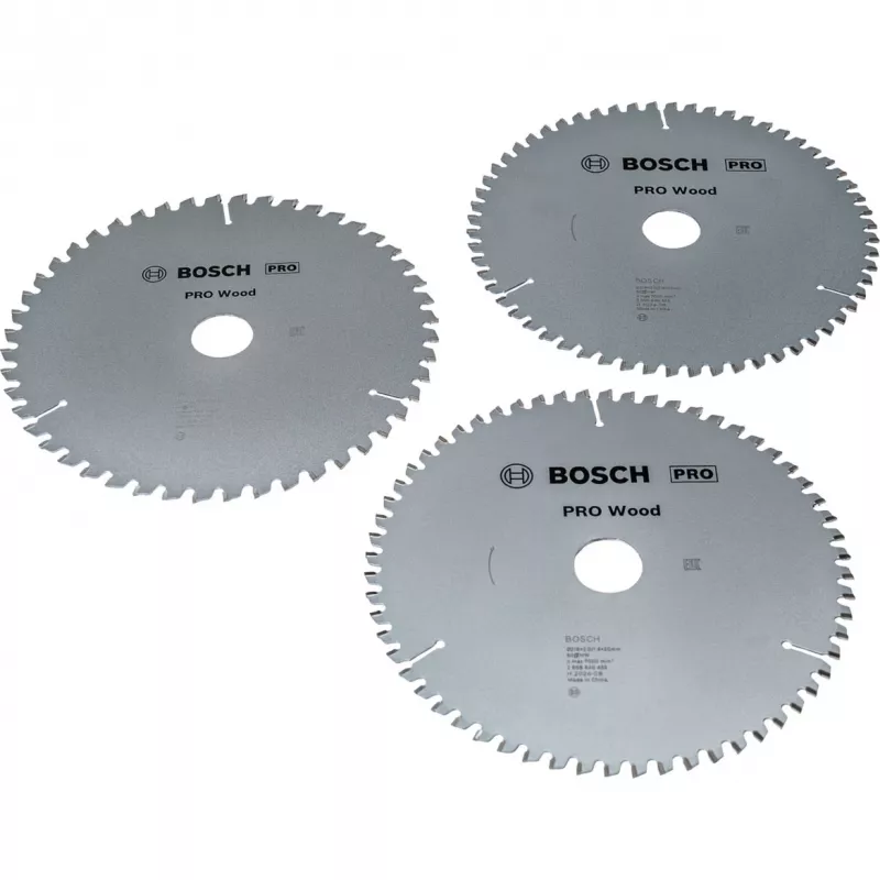 BOSCH POWERTOOLS PRO Hoja de sierra circular para madera 216 mm (pack promocional de 3)