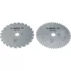 BOSCH POWERTOOLS PRO Hoja de sierra circular de batería para madera 165 mm (pack promocional de 2)