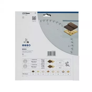 BOSCH POWERTOOLS PRO Hoja de sierra circular para madera 216 mm (pack promocional de 2)