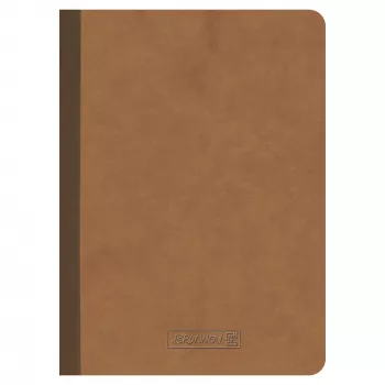 BRUNNEN FACT!plus cuaderno A6 cuadriculado 96 hojas marrón