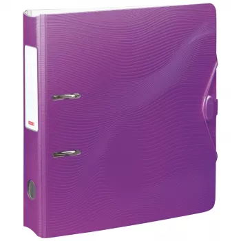 BRUNNEN WAVE archivador de palanca lila plástico 7,0 cm DIN A4
