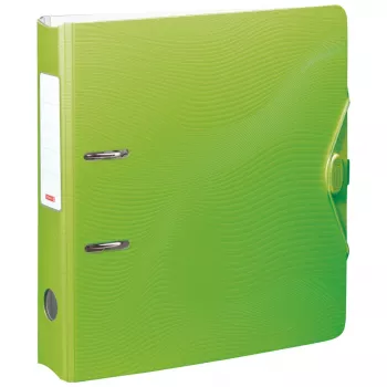 BRUNNEN WAVE archivador de palanca kiwi verde plástico 7 cm DIN A4