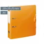 BRUNNEN WAVE archivador de palanca naranja plástico 7,0 cm DIN A4