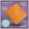 BRUNNEN WAVE archivador de palanca naranja plástico 7,0 cm DIN A4