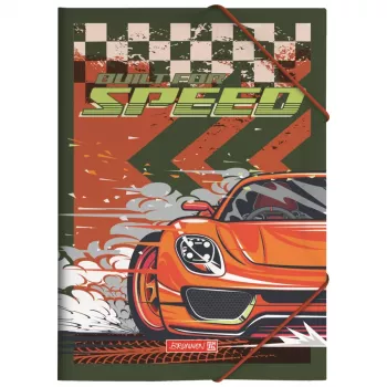 BRUNNEN Fast Wheels Carpeta de documentos A4 Rojo/Verde