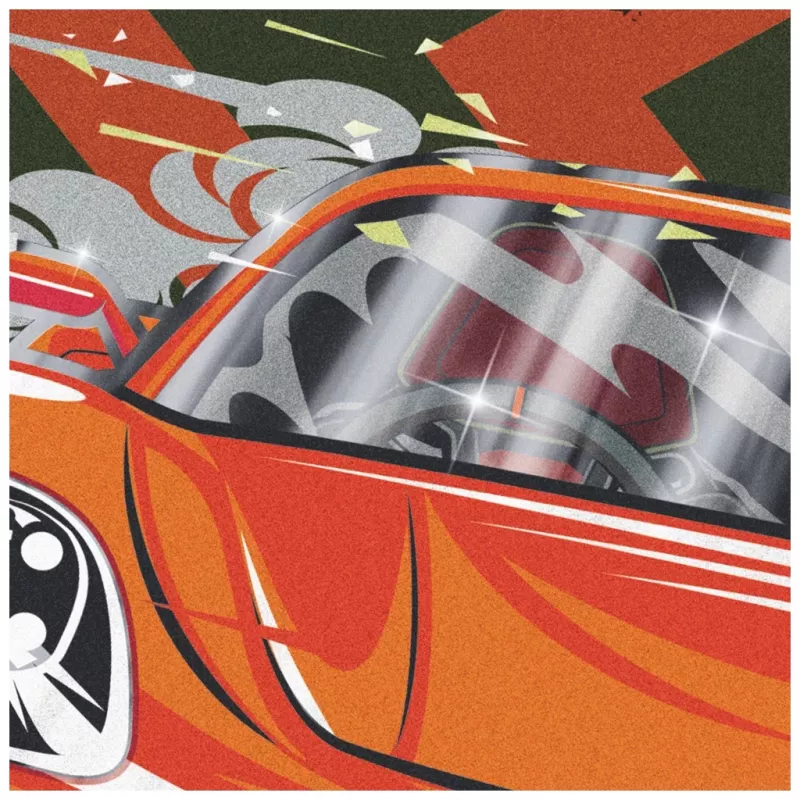 BRUNNEN Fast Wheels Carpeta de documentos A4 Rojo/Verde