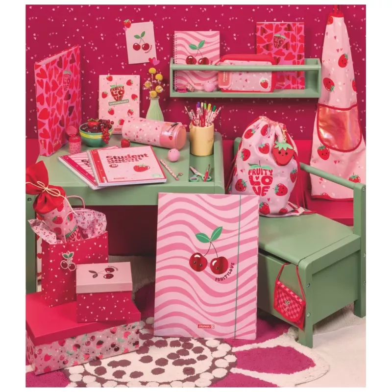 BRUNNEN Fruity Love Collection Archivador A4 Rosa/Rojo, 1 unidad (1041604522)