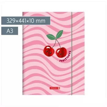 BRUNNEN Fruity Love Collection Carpeta DIN A3 Rosa/Rojo, 1 unidad (1047030522)