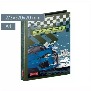 Brunnen Fast Wheels Carpeta de anillas Azul