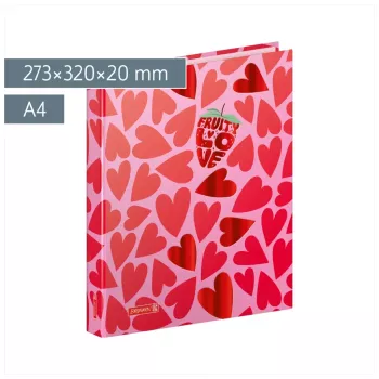 Brunnen Fruity Love Carpeta de anillas Rosa