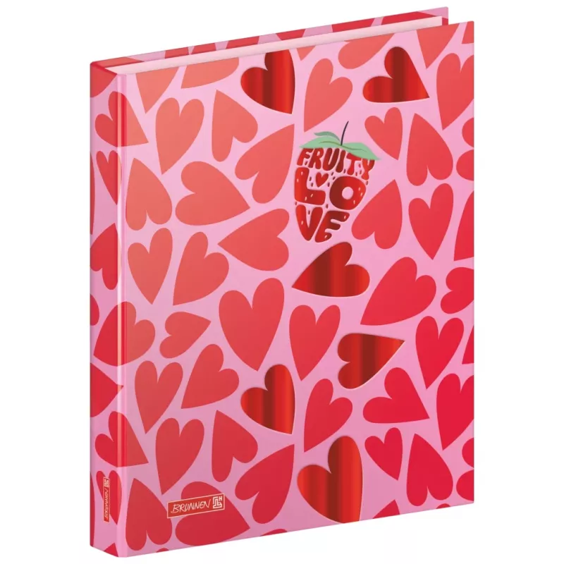 Brunnen Fruity Love carpeta de anillas, rosa