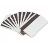 ARTDEV Tarjeta de plástico en blanco - 30mil 0,76mm con banda magnética Lo-Co sin programar - blanca