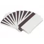 ARTDEV Tarjeta de plástico en blanco - 30mil 0,76mm con banda magnética Lo-Co sin programar - blanca