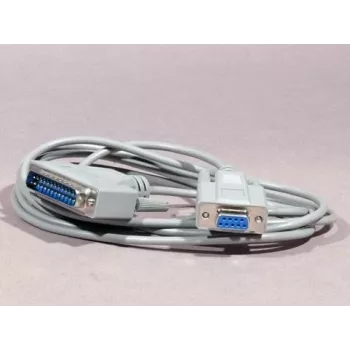 ARTDEV Cable serie RS232 DB9 macho a hembra 1,5m gris claro para impresora de recibos / visor de cliente