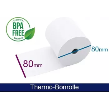 ARTDEV ADT80801240 papel térmico 80 mm x 80 m 1 rollo