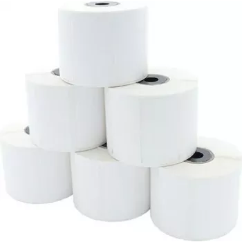 ARTDEV rollo de etiquetas térmicas directas 56x25mm D79mm núcleo 12/25 1000 etiquetas/rollo