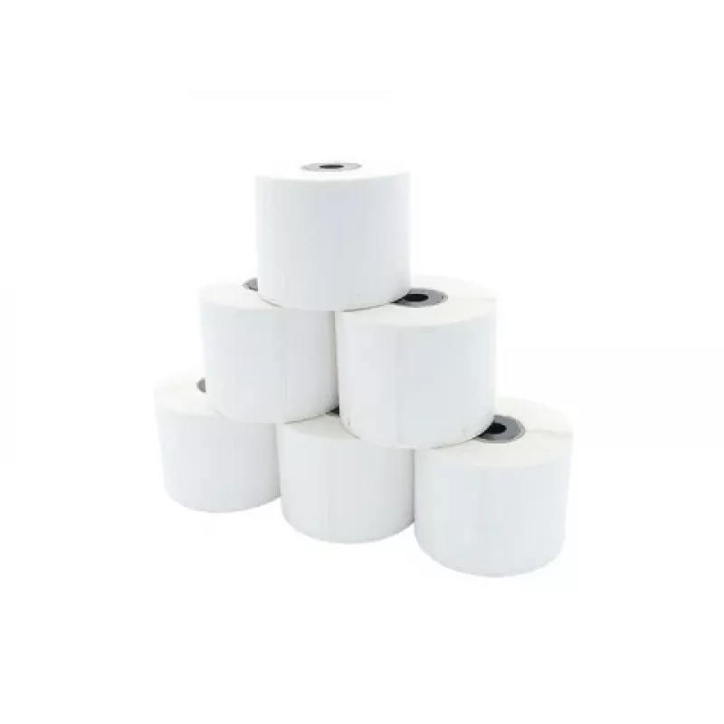 ARTDEV rollo de etiquetas térmicas directas 56x25mm D79mm núcleo 12/25 1000 etiquetas/rollo