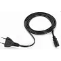 ARTDEV Cable de alimentación enchufe euro a IEC C7 Figure-8 negro 2 pines 1,8m