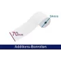 ARTDEV rollo de papel para sumadora - papel normal HF 69-70 64 12 B/D/K aprox. 40 m