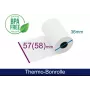 ARTDEV Rollo térmico 57 mm x 15 m 55 g blanco