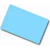 ARTDEV Tarjeta PVC en blanco - 86 x 54 mm 30 mil 0,76 mm azul claro
