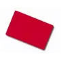 ARTDEV Tarjeta PVC roja en blanco - 30 mil 0,76 mm - CR80 - unidad