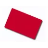 ARTDEV Tarjeta PVC roja en blanco - 30 mil 0,76 mm - CR80 - unidad