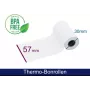 ARTDEV Rollo térmico - 57x30x12 mm B/D máx./K con texto de cargo blanco 9 m