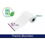 ARTDEV Rollo térmico - 57x36x12 B/D máx./K con texto de cargo blanco 12 m