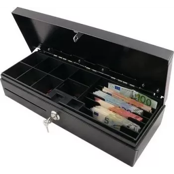 ARTDEV ARTD ACF460B Caja portamonedas con tapa de resorte antracita