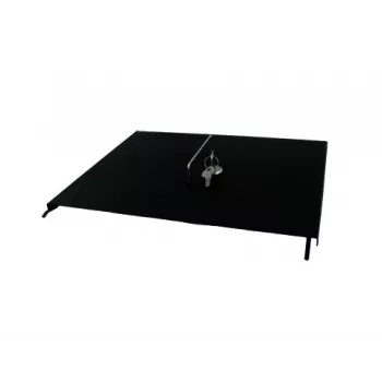 ARTDEV Tapa para cajón portamonedas AC-3540 - negra, acero, cerradura con llave
