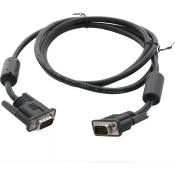 ARTDEV cable VGA 1,5 m HD D-Sub 15 pines conector macho a macho negro