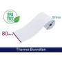 ARTDEV rollo térmico 80x57mm núcleo 12mm 40m 48g/m² blanco para T2 mini 50