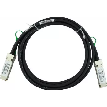 BLUEOPTICS Cable QSFP Direct Attach Cisco QSFP-H40G-CU0.5M BlueLAN compatible, 40GBASE-CR4, Ethernet/Infiniband QDR, 30AWG, 0,5 metros (QSFP-H40G-CU0.5M-BL)