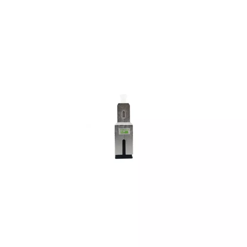 Atenuador de fibra óptica BlueOptics monomodo SC/APC simplex 10dB