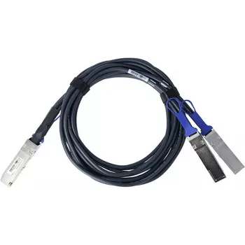 BlueLAN Cable Direct Attach Breakout QSFP56 200GBASE-CR4 a 2x100GBASE-CR2 QSFP56 Pasivo compatible con Mellanox MCP7H50-V01AR30, 2m, AWG26