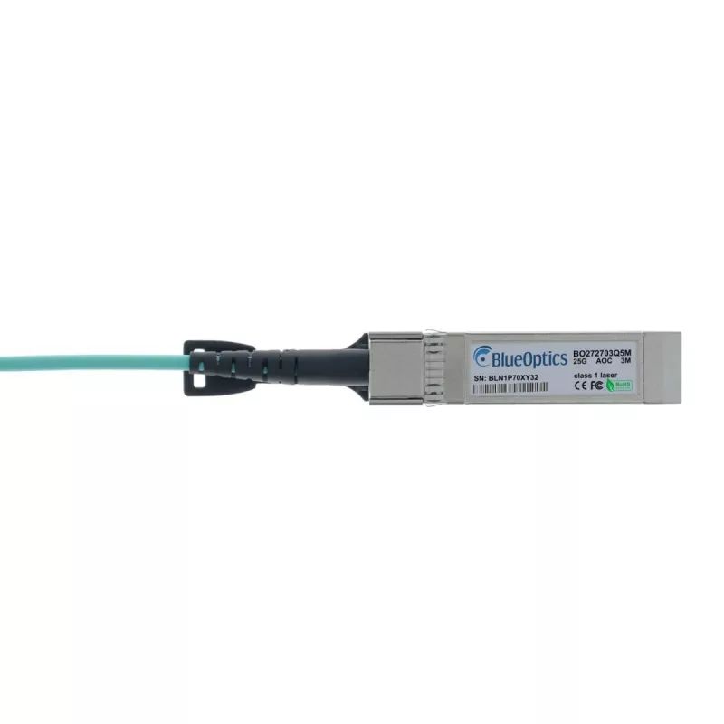 BlueOptics AOC SFP28 Cable óptico activo 3m compatible con Ruckus E25G-SFP28-AOC-0301