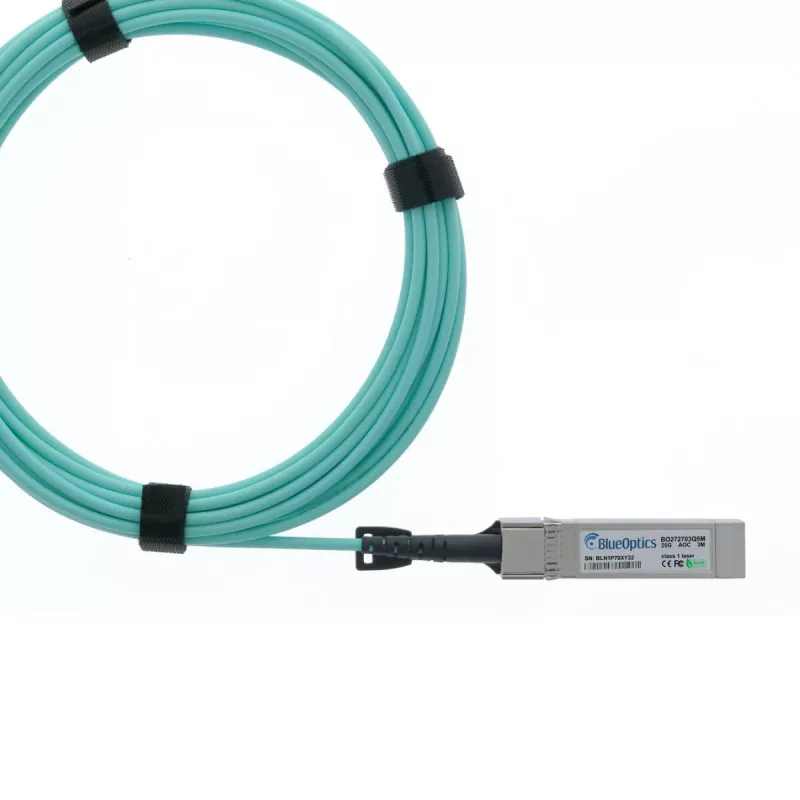 BlueOptics E25G-SFP28-AOC-2501 Cable óptico activo compatible SFP28 25G 25m