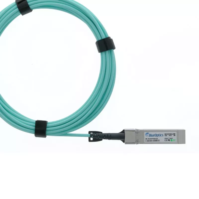 BlueOptics SFP-AOC-10G-50M-SG-BO cable óptico activo SFP+, 50 m, compatible con Synology