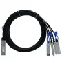 BlueOptics QSFP28-4SFP28-DAC-1M Compatible BlueLAN Cable Breakout QSFP28 DAC 1m