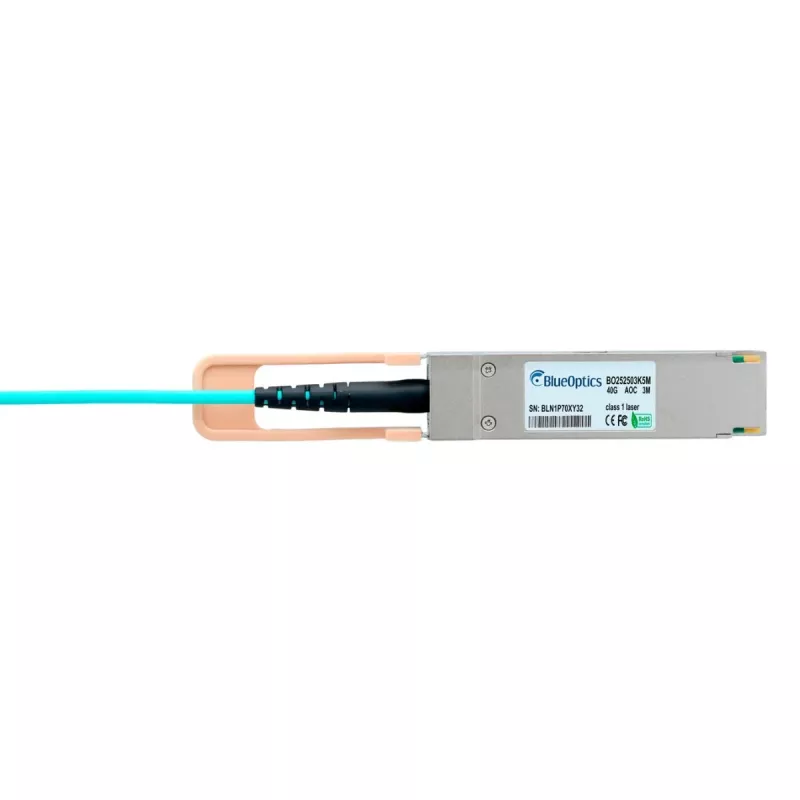 BlueOptics BO252503K1M Ruckus 40G-QSFP-QSFP-AOC-0101 Active Optical Cable 1m compatible