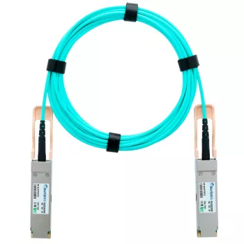 BlueOptics 40G QSFP+ Active Optical Cable 50m compatible con Ruckus 40G-QSFP-QSFP-AOC-5001