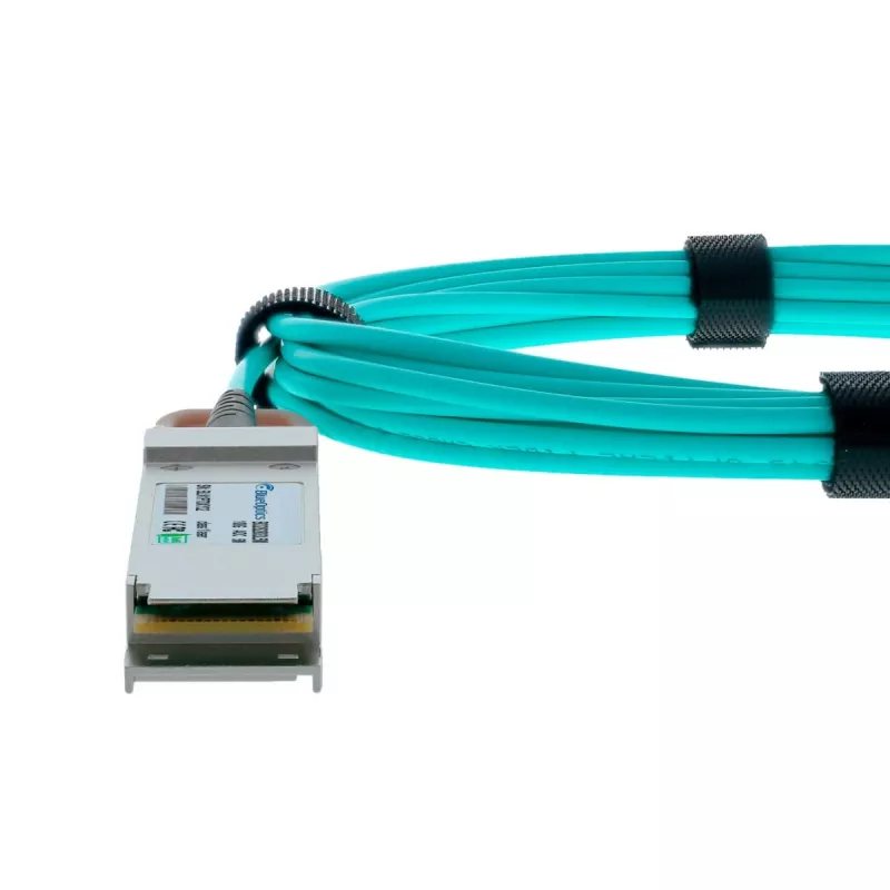 BlueOptics QSFP28-100G-AOC-25M cable óptico activo compatible de 25m para Ruckus