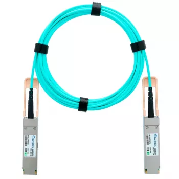 BlueOptics QSFP28-100G-AOC-3M-RU-BO cable óptico activo compatible con Ruckus de 3m