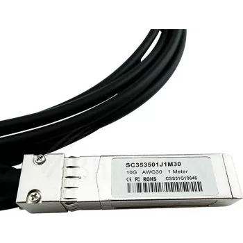 BlueLAN compatible con Maipu SFP-STACK-10 10GBASE-CR SFP+ Direct Attach pasivo, 1m, AWG30
