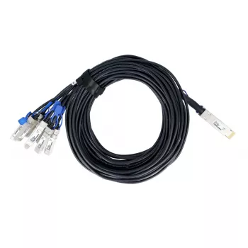 BlueLAN CAB-D-8S-200G-2.5-BL Compatible con Arista DAC 200GBASE-CR8 QSFP-DD a 8xSFP28 2,5m Cable Twinax pasivo
