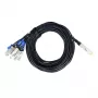 BlueOptics Dell EMC Compatible con BlueLAN Cable breakout DAC 200GBASE-CR8 QSFP-DD a 8x SFP28 3m