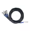 BlueOptics Dell EMC Compatible con BlueLAN Cable breakout DAC 200GBASE-CR8 QSFP-DD a 8x SFP28 3m